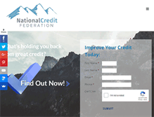 Tablet Screenshot of nationalcreditfederation.com
